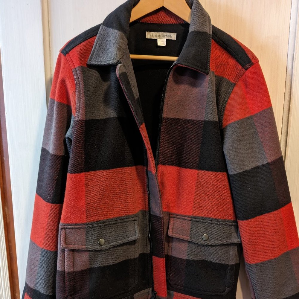 Very warm fleece lined shirt jacket
